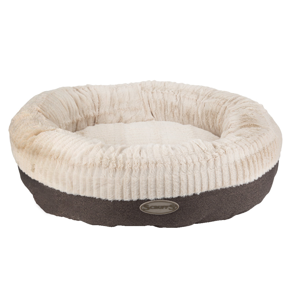 Ellen Donut Dog Bed (in Tan, Pink or Grey)
