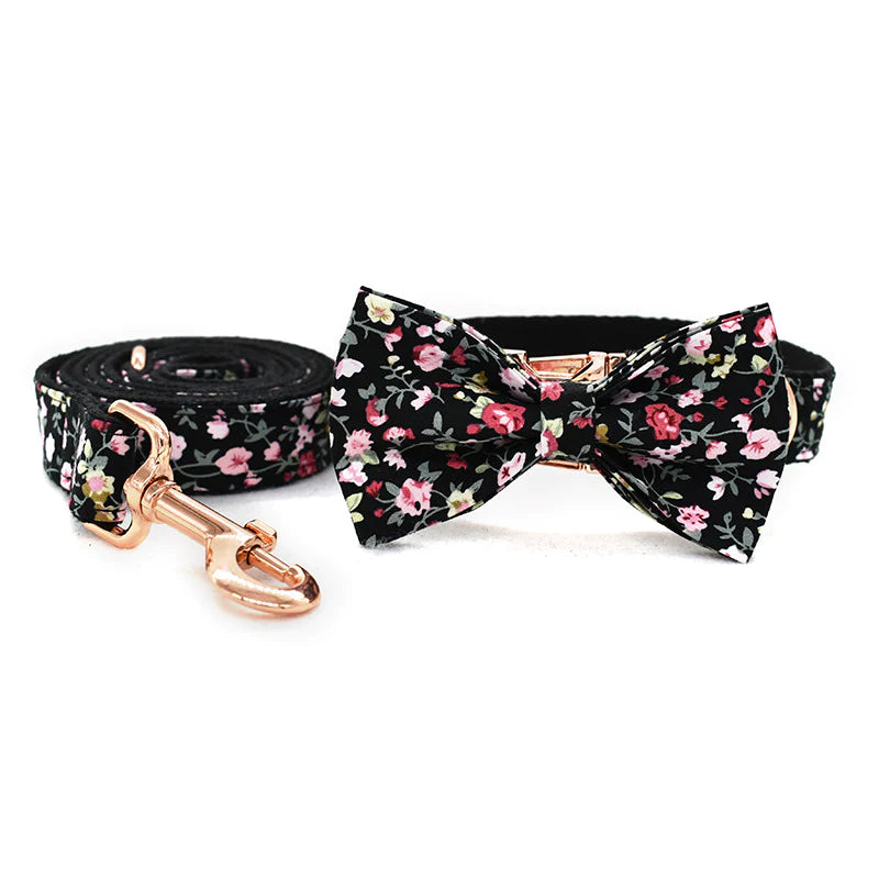 Charlie Dog Collar, Dog Collar & Dog Bowtie (Set)