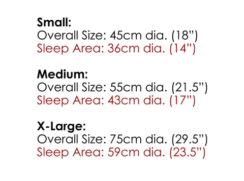 Ellen Donut Dog Bed (in Tan, Pink or Grey)