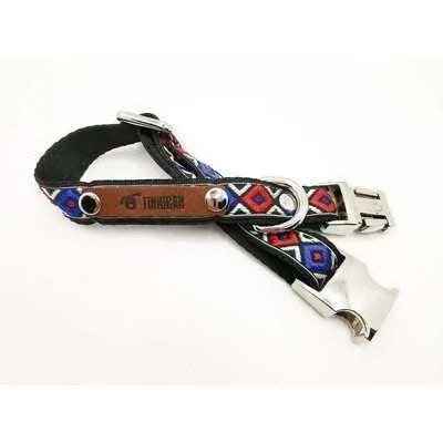 Finnigan Small Dog Collar: Personalised Engraving & Designer Fabrics