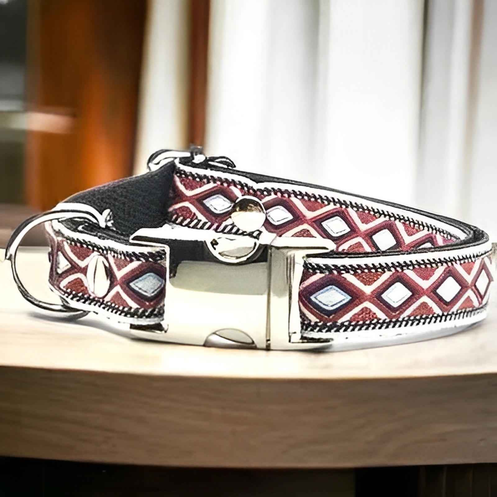 Personalised Pup Cotton Dog Collar